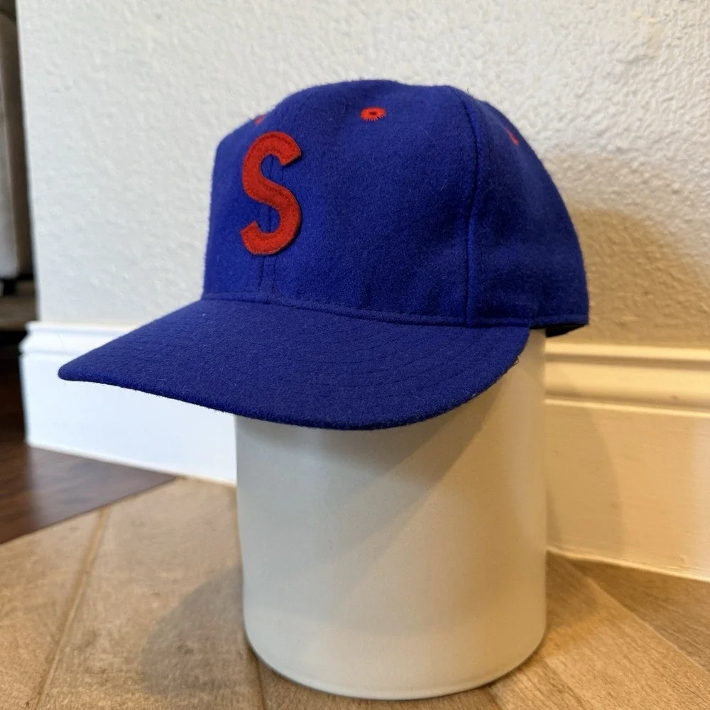 Ebbets Field Flannels Cap Hat Seattle Rainiers PCL Wool 7 1/8 Low Crown USA